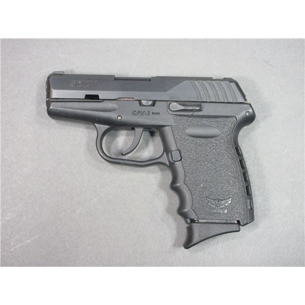 SCCY Model CPX 2 Semi-Automatic Pistol- 9MM- 3" Barrel #047909