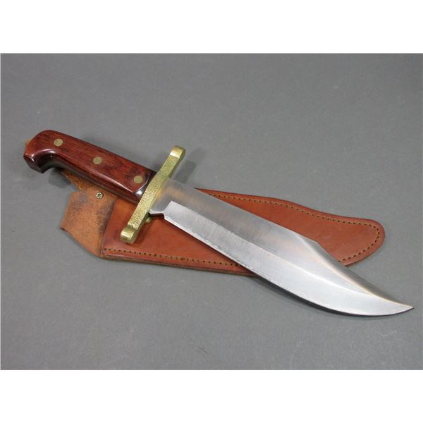 Western Model W49 Bowie Knife- 9.5" Blade- 5' Handle- Sheath