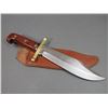 Image 1 : Western Model W49 Bowie Knife- 9.5" Blade- 5' Handle- Sheath