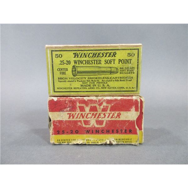 100 Rounds Of .25-20 Ammo- 86 GR- SP