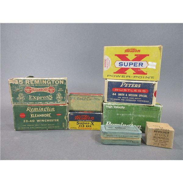 Misc. Ammo- .44- .30-40 Krg- .35 Rem- .45 Colt- .32-40- .44-40- .218 Bee- .32