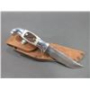Image 1 : RH Ruana Bonner Montana Knife- Model 11A- M Mark- Original Sheath- 4" Blade- 3.75" Handle- Unused