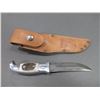 Image 4 : RH Ruana Bonner Montana Knife- Model 11A- M Mark- Original Sheath- 4" Blade- 3.75" Handle- Unused