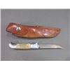 Image 4 : RH Ruana Bonner Montana Knife- Model 7- M Mark- Original Sheath- 3.5" Blade- 4.5" Handle