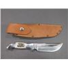 Image 3 : RH Ruana Bonner Montana Knife- Model 14B- M Mark- Original Sheath- 5" Blade- 4.5" Handle- Unused