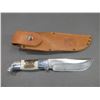 Image 3 : RH Ruana Bonner Montana Knife- Model 15C- M Mark- Original Sheath- 6" Blade- 4.5" Handle- Unused