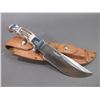 Image 1 : RH Ruana Bonner Montana Knife- Model 20D- M Mark- Original Sheath- Whetstone- 6" Blade- 4.5" Handle-