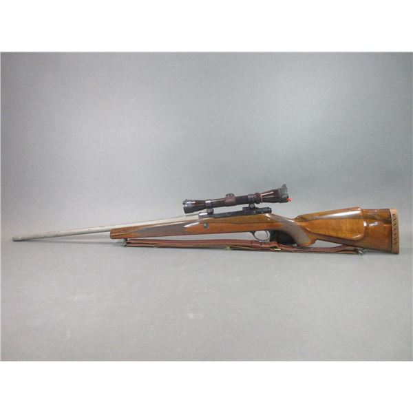 Sako Model L61R Custom Made Bolt Action Rifle- .270- 24" Stainless Barrel- Checkered- Sling- 3X9 Leu