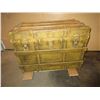 Image 1 : Antique Slat Top Trunk- Good Condition- 24"H X 34"W X 21"D
