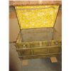 Image 2 : Antique Slat Top Trunk- Good Condition- 24"H X 34"W X 21"D