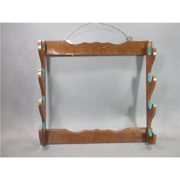 Handmade Hanging Gun Rack- Holds 4 Guns