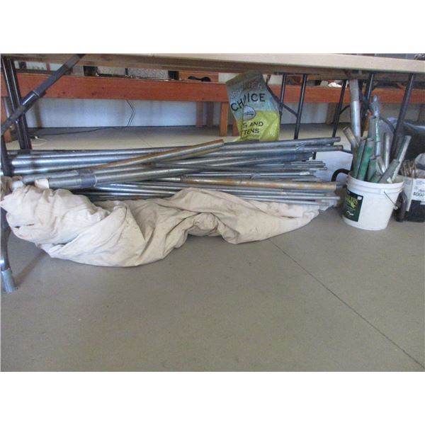 16' X 20' X 5' Walls Outfitter Tent- Internal Frame- Fair To Good Condition