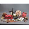 Image 1 : Misc. Box Of Old Toys And Western Memorabilia