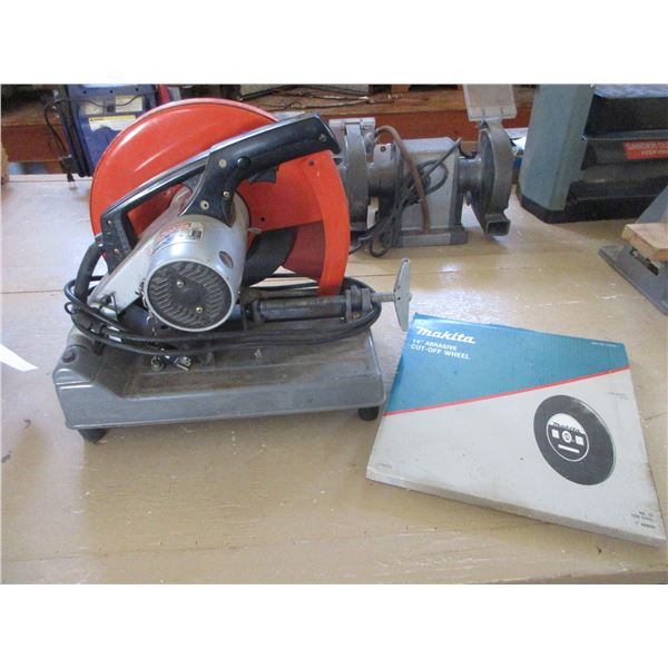 Makita Model 2414 Portable Cutoff Saw- 355MM- 115 Volt- Works- 14" Abrasive Cutoff Wheel