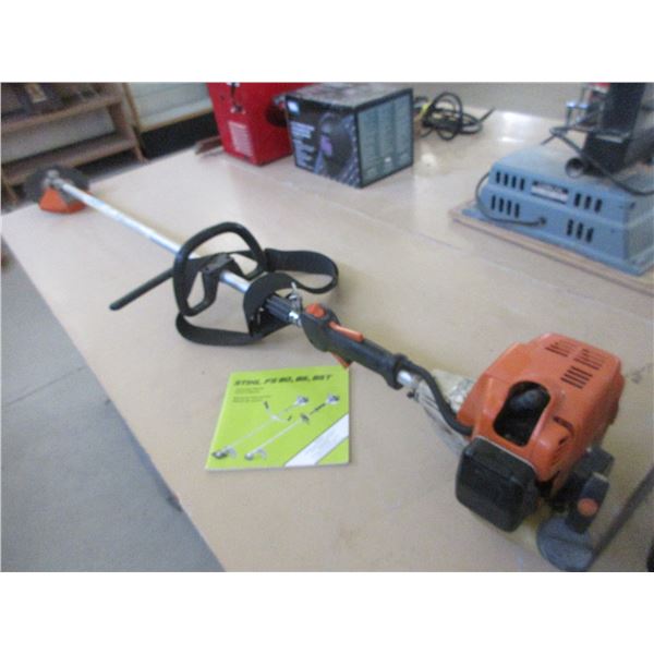 Stihl Model FS 85 Weed Eater- Manual- Blade- Good Compression- Good Condition