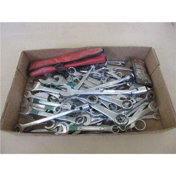 Large Box Of Mechanic Wrenches