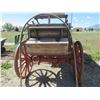 Image 2 : Covered Wagon- Tongue With Evener- Good Heavy Duty Wheels- Large Chuck Box- 3 Storage Boxes- Seat- S