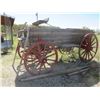 Image 3 : Covered Wagon- Tongue With Evener- Good Heavy Duty Wheels- Large Chuck Box- 3 Storage Boxes- Seat- S