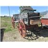 Image 2 : Covered Wagon- Tongue With Evener- Decent Wheels- Large Chuck Box- Seat- Storage Box On Front Of Wag