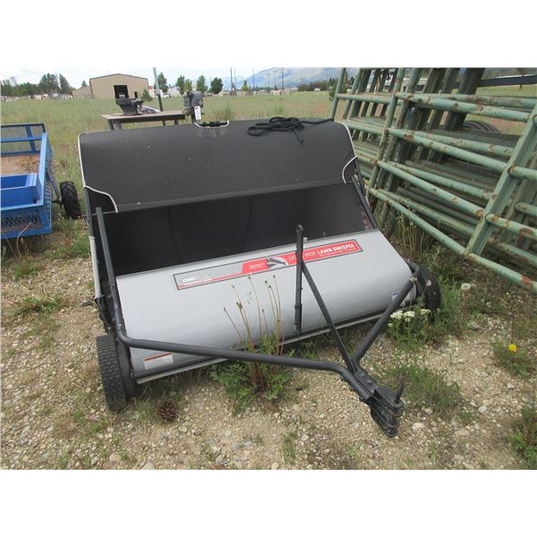 Ohio Steel Professional Grade Extra Wide Lawn Sweeper- 50"- 26 Cubic Feet Capacity- Like New Conditi