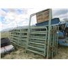 Image 1 : Seven 16' X 5' Stock Panels- Two 12' X 5' Stock Panels- Two 4.5' Ride Through Gates- 6 Rail- Fair To