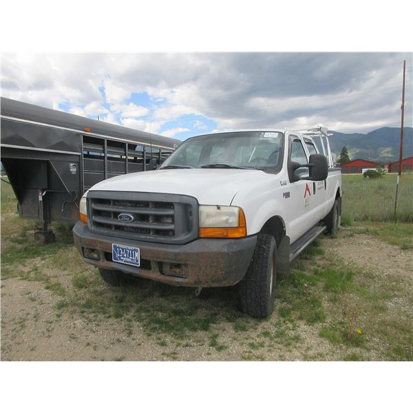 1999 Ford F350 4WD Pick Up- Gas- Automatic- 289261 Miles- Runs And Drives Good- Crew Cab- Seems Mech