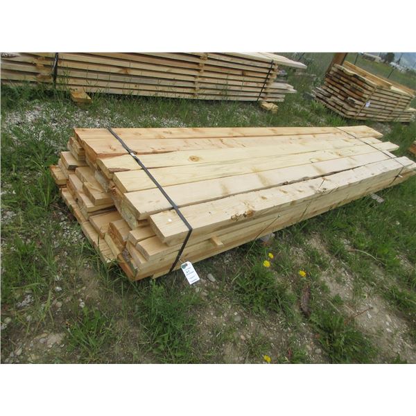 Approximately 42 2X6 Of Rough Cut Lumber- 10'- 12'L