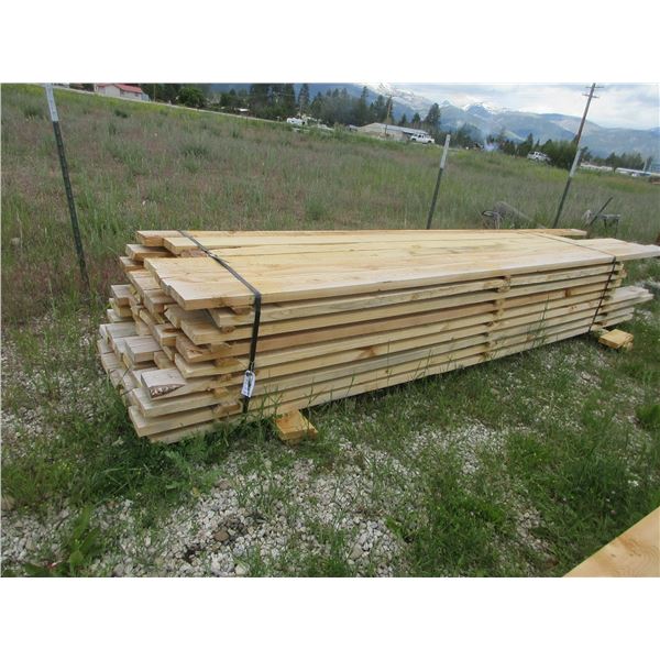 Approximately 54 2X6 Of Rough Cut Lumber- 10'- 13'L