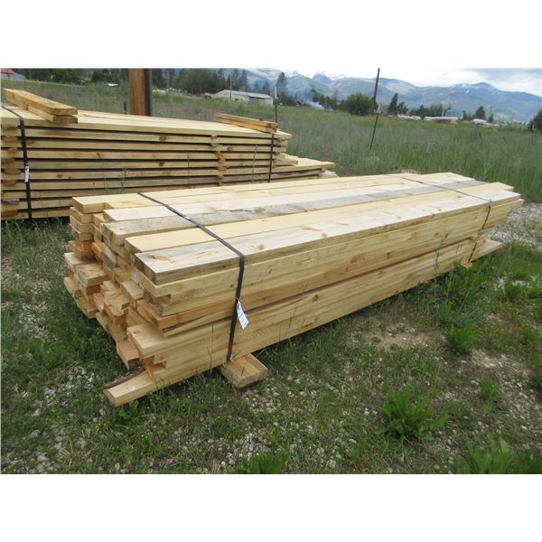 Approximately 66 2X6 of Rough Cut Lumber- 10'- 11"L