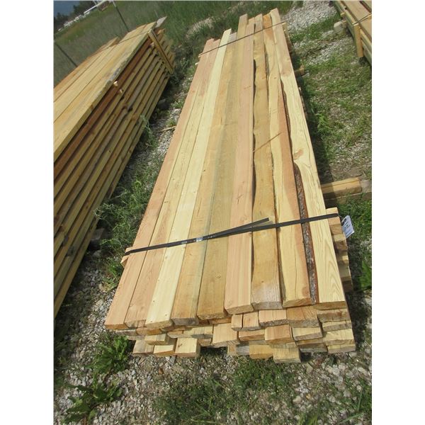 Approximately 45 2X4 Of Rough Cut Lumber- 11'-14'L