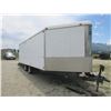 Image 1 : 2001 Charmac Snow Sport V Nose Snowmobile Trailer- 26.5' X 8.5'- Tandom Axle- Rear Ramp Door