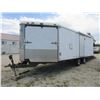 Image 9 : 2001 Charmac Snow Sport V Nose Snowmobile Trailer- 26.5' X 8.5'- Tandom Axle- Rear Ramp Door