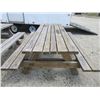 Handmade Heavy Duty Picnic Table- 2"X6" Construction- Top 34" X 96"- 34"H