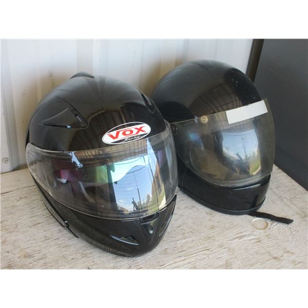 2 Motor Cycle Helmets