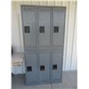Image 1 : Set Of 6 Lockers- 72"H X 36"W X 18"