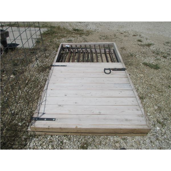 2 Heavy Duty Stall Doors- 80" X 47"- Hinges And Latches