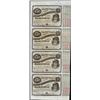 Image 1 : Uncut Sheet of (4) State of Louisiana Baby Bond Obsolete Notes