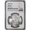 Image 1 : 1888 $1 Morgan Silver Dollar Coin NGC MS64+