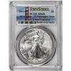 Image 1 : 2021-(S) Type 2 $1 American Silver Eagle Coin PCGS MS69 First Strike Emergency Issue