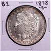 Image 1 : 1878-S $1 Morgan Silver Dollar Coin