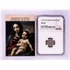 Image 1 : 1547 KB Hungary Denar 'Madonna and Child' Coin NGC AU58 w/ Story Box