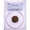 Image 1 : 1875 Indian Head Cent Coin PCGS XF45