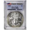 Image 1 : 1999 $1 American Silver Eagle Coin PCGS MS68 First Strike