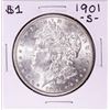 Image 1 : 1901-S $1 Morgan Silver Dollar Coin