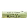 Image 1 : Original Bank Roll of (50) Brilliant Uncirculated 1964 Roosevelt Dime Coins