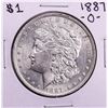 Image 1 : 1887-O $1 Morgan Silver Dollar Coin