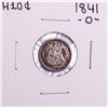Image 1 : 1841-O Seated Liberty Half Dime Coin Nice Toning