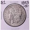 Image 1 : 1893-CC $1 Morgan Silver Dollar Coin