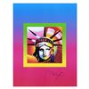 Image 2 : Peter Max "Liberty Head On Blends Ver Ii" Limited Edition Lithograph On Paper