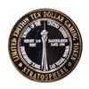 .999 Silver Stratosphere Las Vegas, Nevada $10 Casino Limited Edition Gaming Token